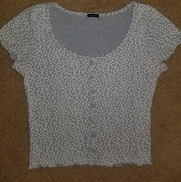 Brandy Melville Tops - Brandy Melville Floral Button Up Top